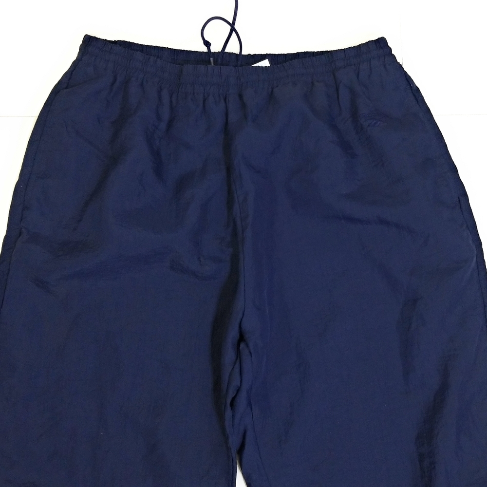 Vintage Reebok Mens 90's Navy Blue Track Pants Warmup Joggers Size XXL - Picture 4 of 8